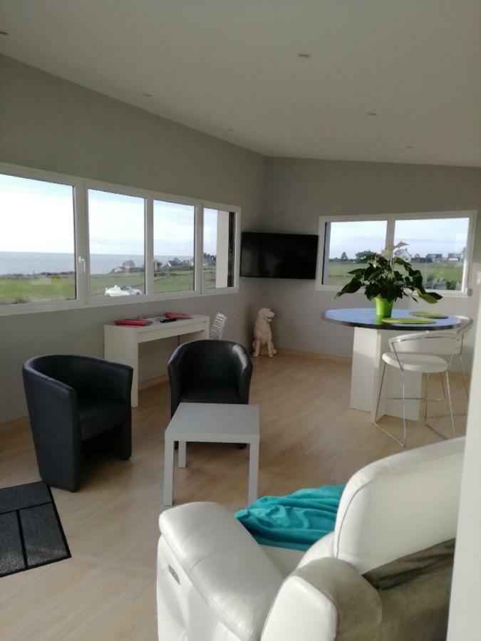 Ferienwohnung Les Balcons De Saint Pair Exterior foto