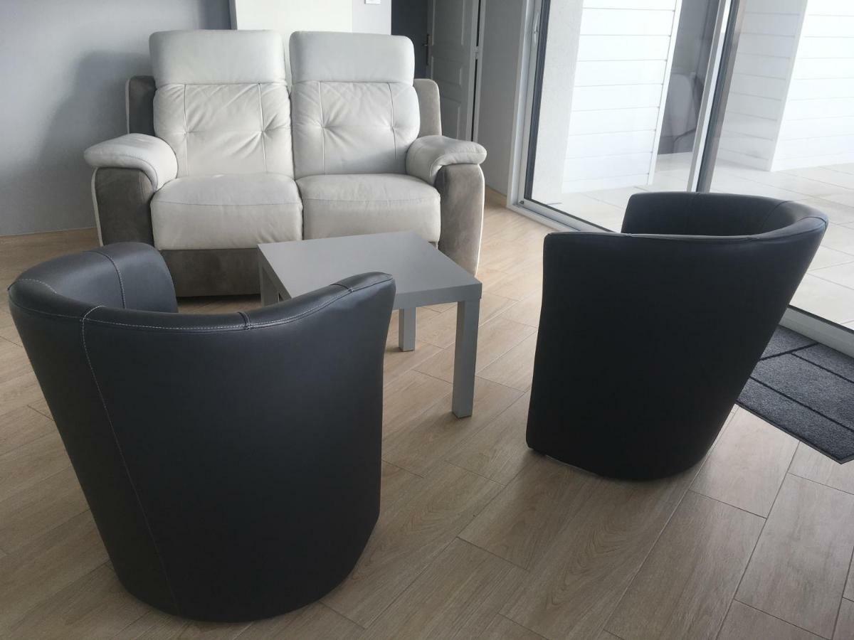 Ferienwohnung Les Balcons De Saint Pair Exterior foto